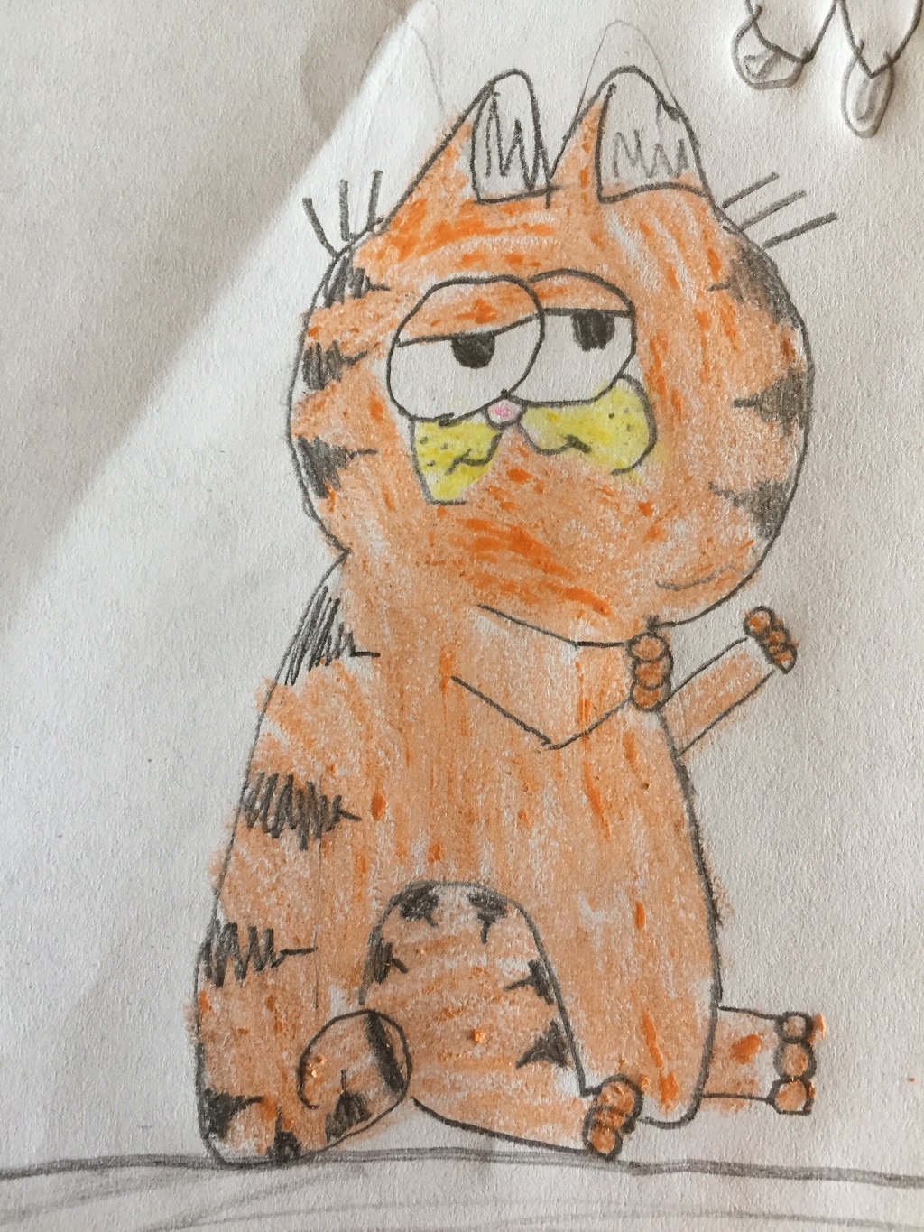 Drawing Garfield